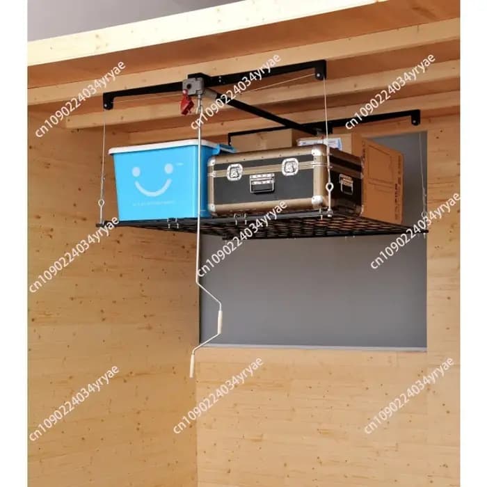 Étagère de rangement suspendue au plafond pour garage