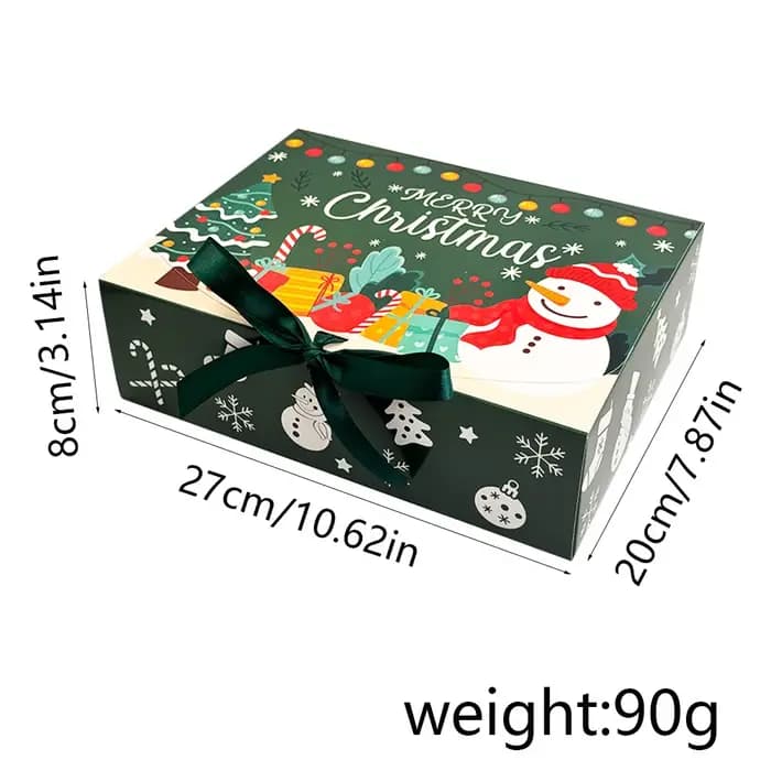 Grands coffrets cadeaux de noël avec couvercles