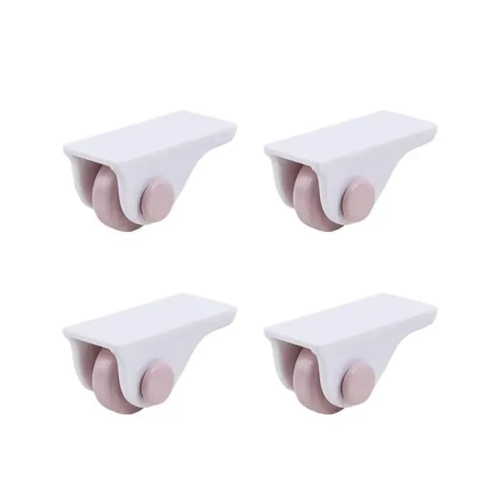 Boîte de rangement 4/8 pièces, roues à roulettes pour meubles, poulie directionnelle domestique, boî