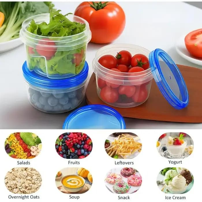 Boîtes de conservation des aliments rondes et hermétiques de 500ML