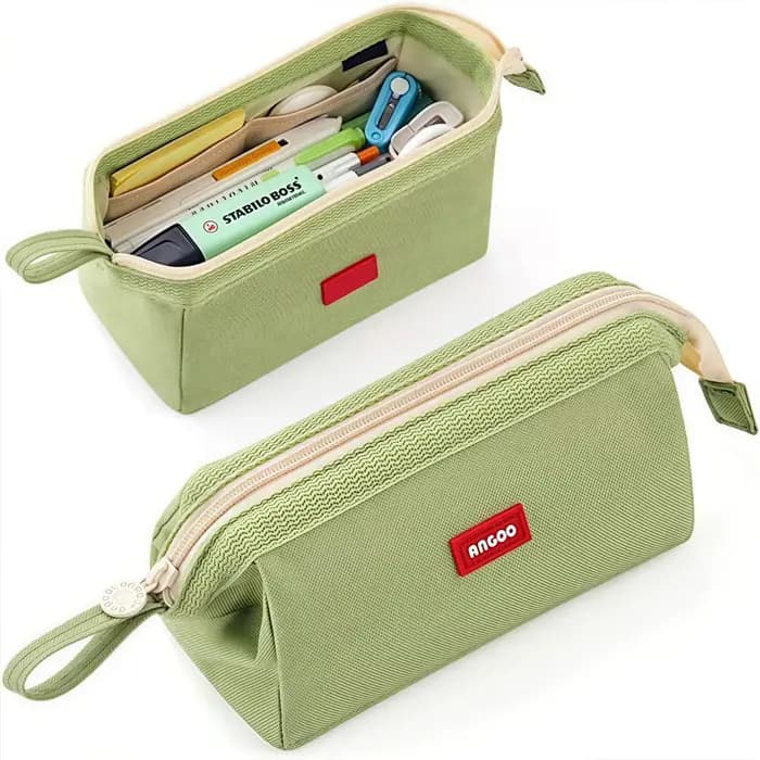 Trousse à crayons de grande capacité avec porte-stylo