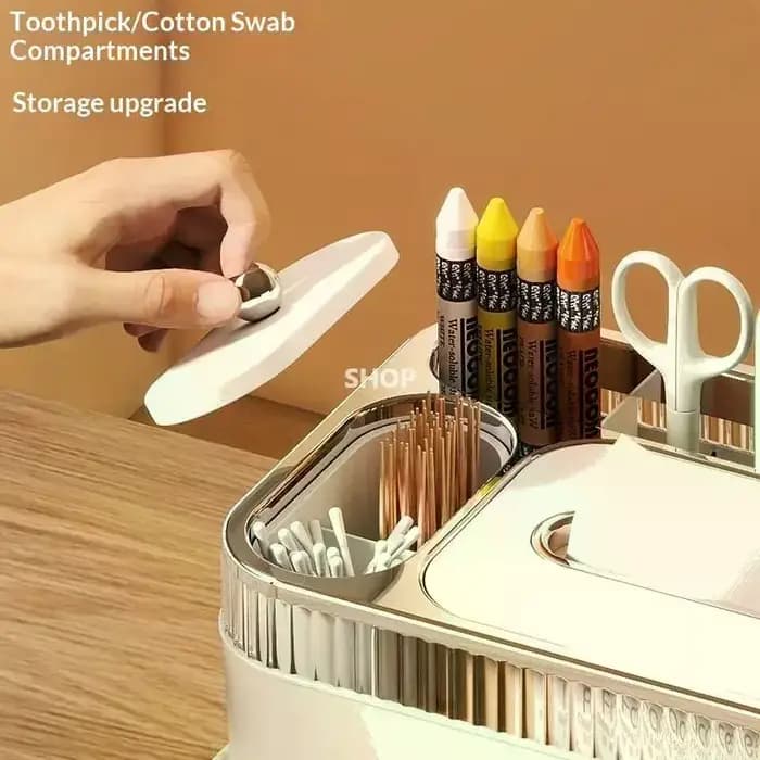 Boîte à mouchoirs multifonctionnelle avec décor d'ours mignon