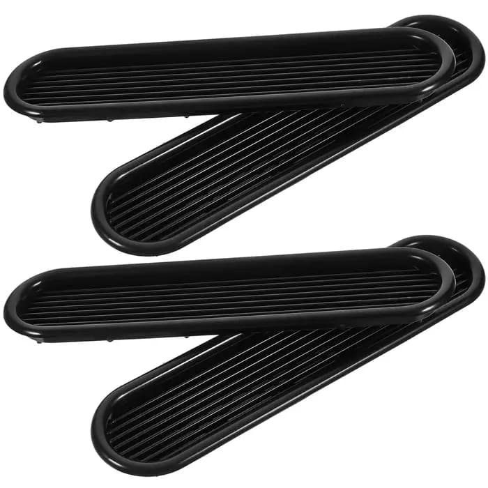 Lot de 4 grilles de ventilation en plastique pour armoire, couvercles d'aération pour placard, garde