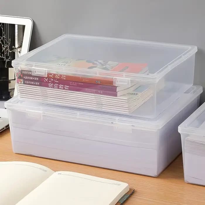 Boîte de rangement en plastique pour bureau