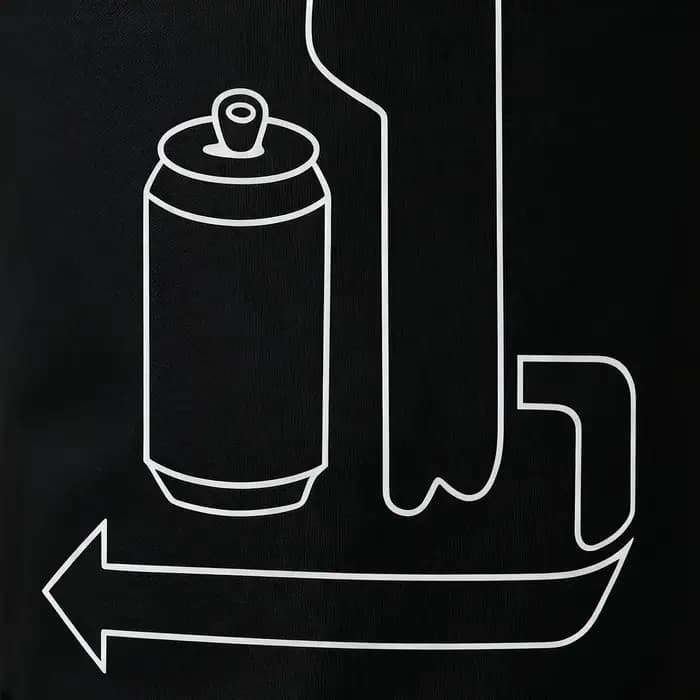 Conteneur de collecte de bouteilles grande capacité 115L