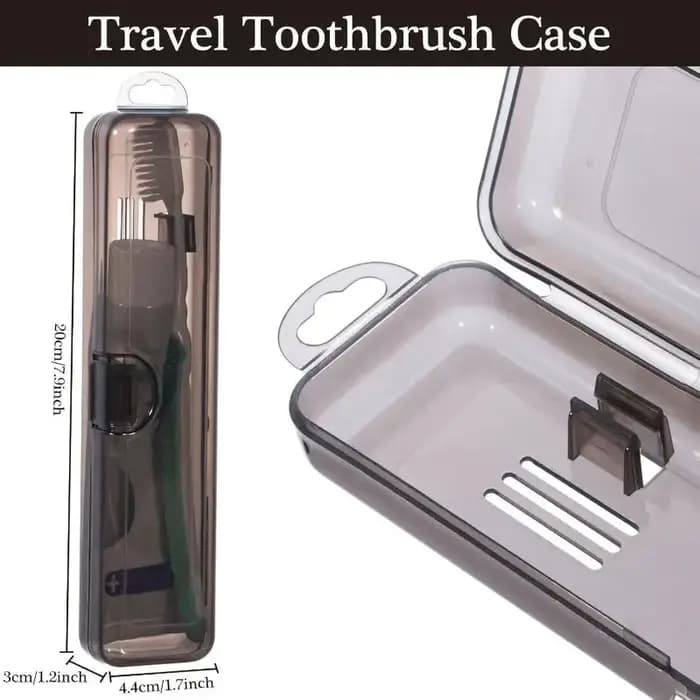 Boîte à brosse à dents transparente