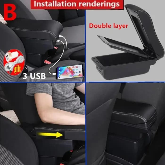 Boîte d'accoudoir pour Renault twingo