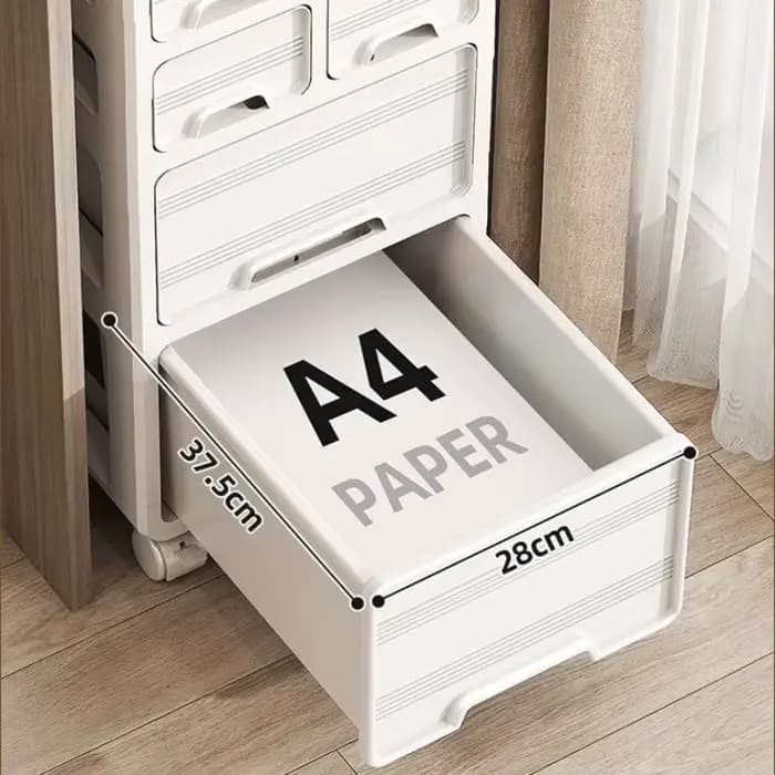 Armoire de rangement sous le bureau