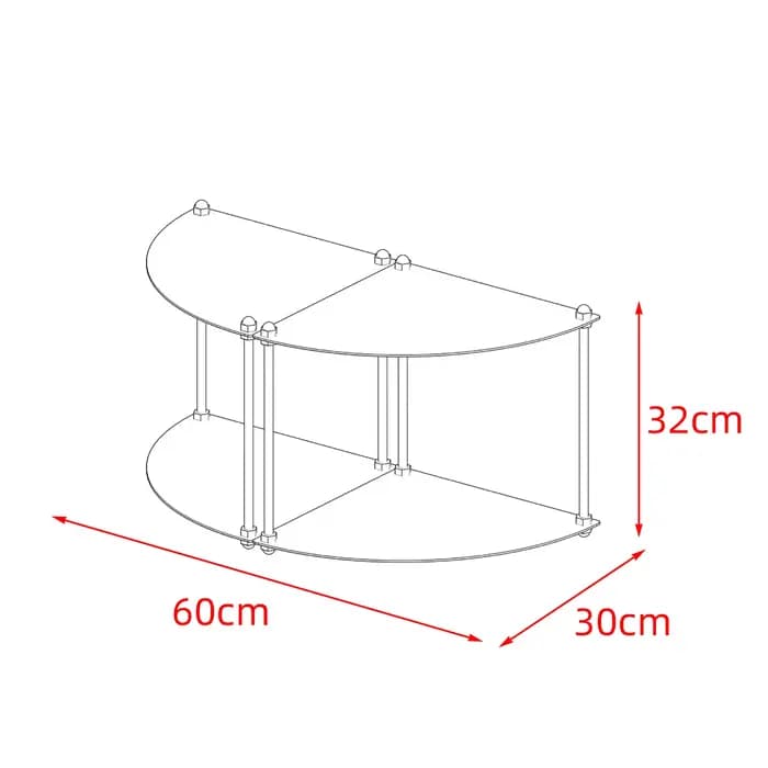 Support de rangement modulaire en métal autoportant