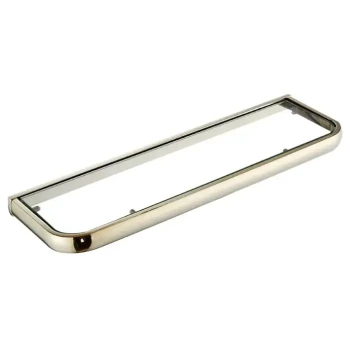 HOShelves-Étagère en verre à un niveau en laiton massif