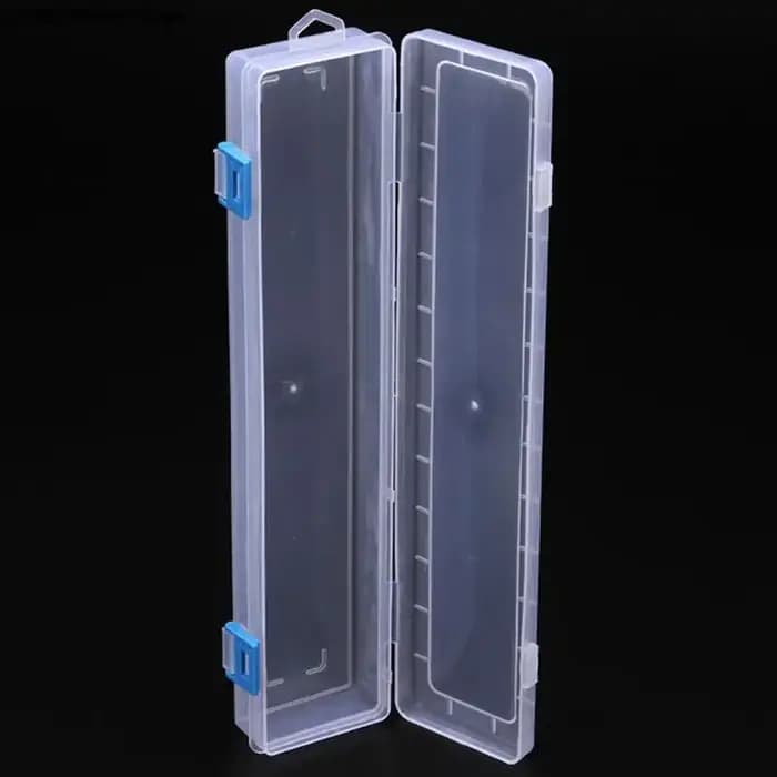 Boîte de rangement en plastique pour pinceaux