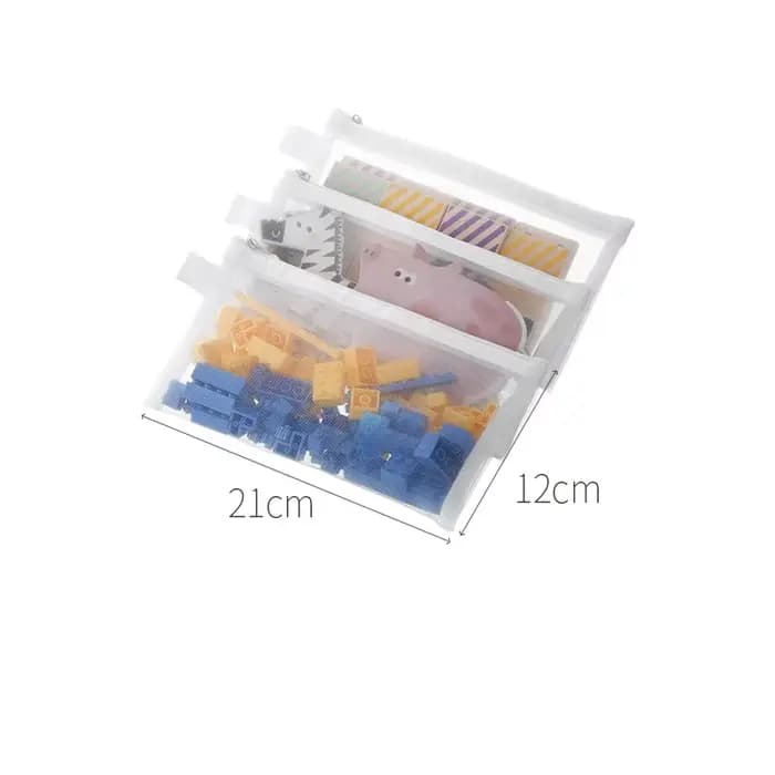 Sac de rangement pour jouets, sac de rangement pour blocs de construction et puzzles, petit sac à fe