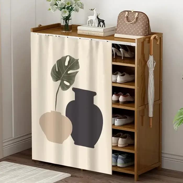 Rideau anti-poussière pour armoire de cuisine VIKAMA