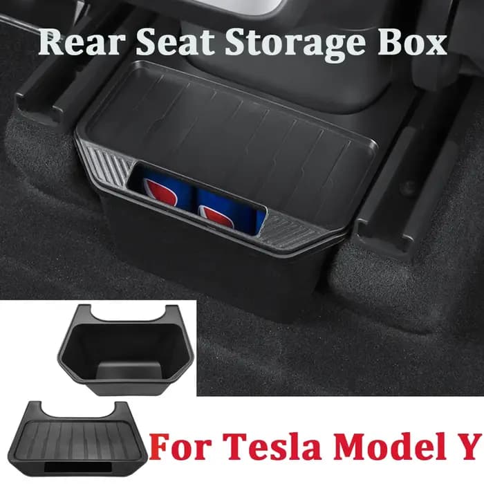 Boîte de rangement de siège arrière pour Tesla modèle Y 2021 – 2024