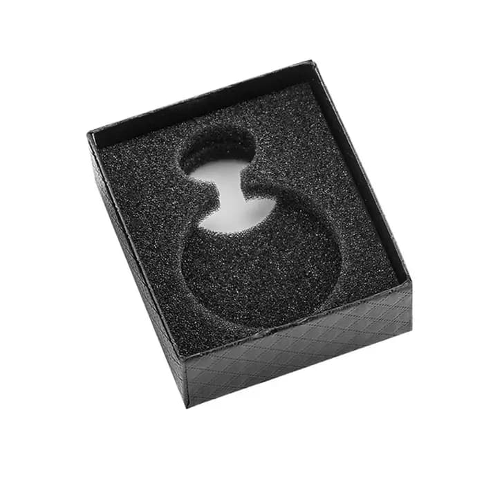 Boîte rectangulaire noire pour montres de poche, coffrets cadeaux classiques