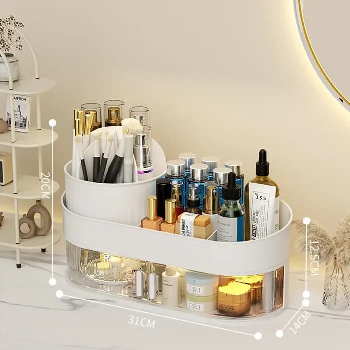 Organisateur de cosmétiques multi-niveaux pour tiroir