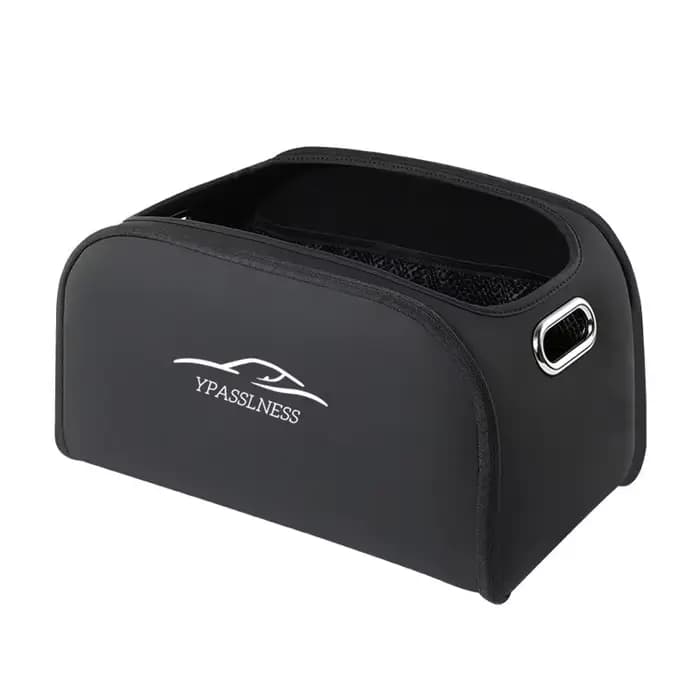Boîte de rangement simple et luxueuse pour coffre de voiture, boîte de rangement de grande capacité,