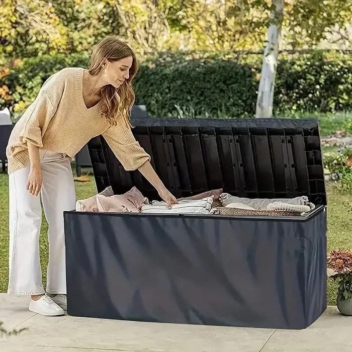 Housse de protection pour coffre de rangement extérieur 210D imperméable
