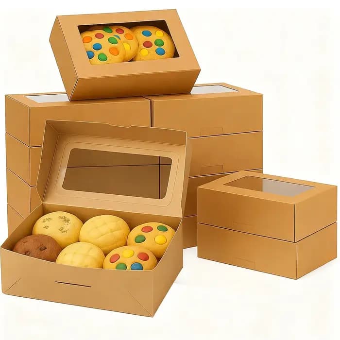 5/15/30 boîtes à biscuits avec fenêtres - boîtes à pain