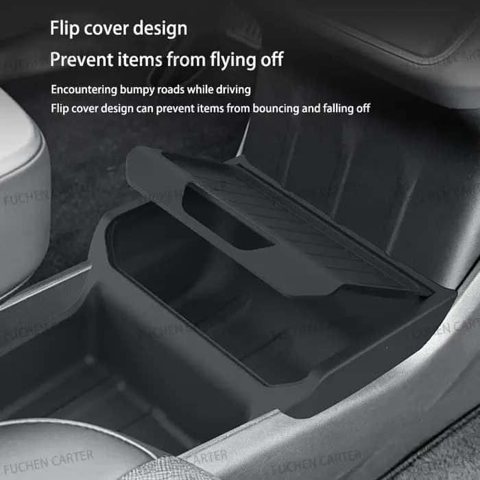 Boîte de rangement TPE sous le tableau de bord pour Tesla Model Y Standard 2025 2026
