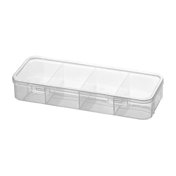 Boîte de rangement alimentaire à 4 compartiments, empilable, pour réfrigérateur, conteneur de conservation des aliments frais, organisateur de gingembre, ail et oignon vert pour la cuisine