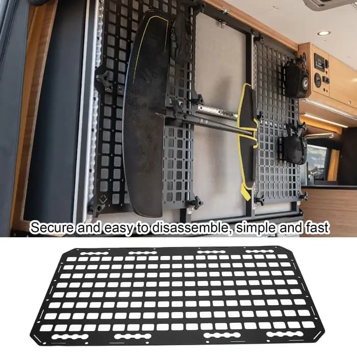 Système de panneaux de rangement Molle pour benne de camion