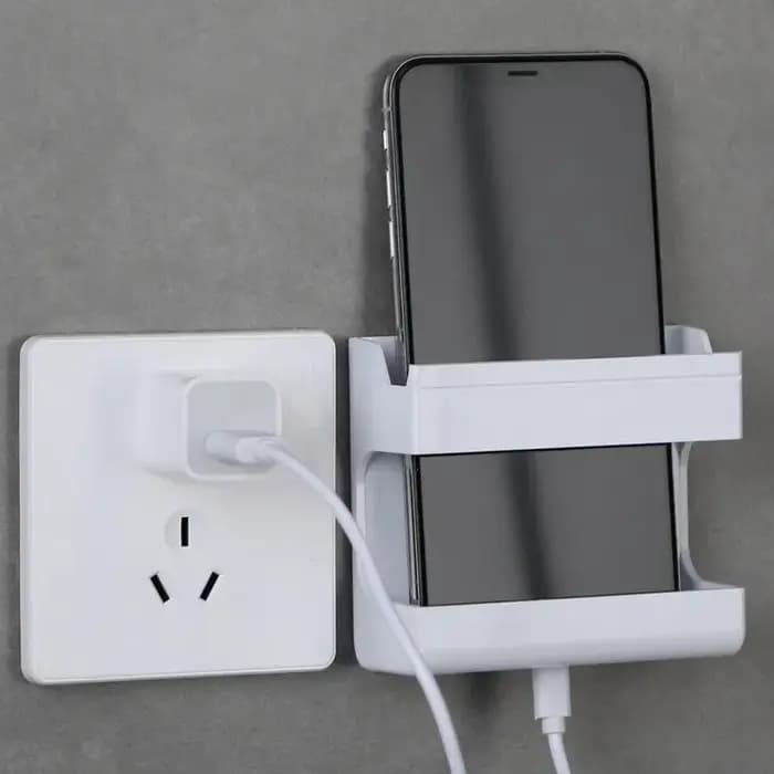 Organisateur mural multifonctionnel pour télécommandes et téléphones mobiles
