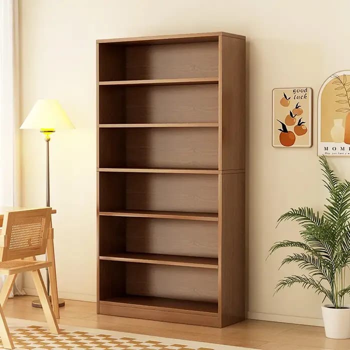 Bibliothèque sur pied à plusieurs niveaux, étagère de rangement, meubles de salon, Cube penché mural, organisateur en bois et métal moderne