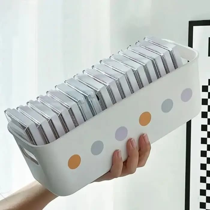 Boîte de rangement de bureau empilable Portable