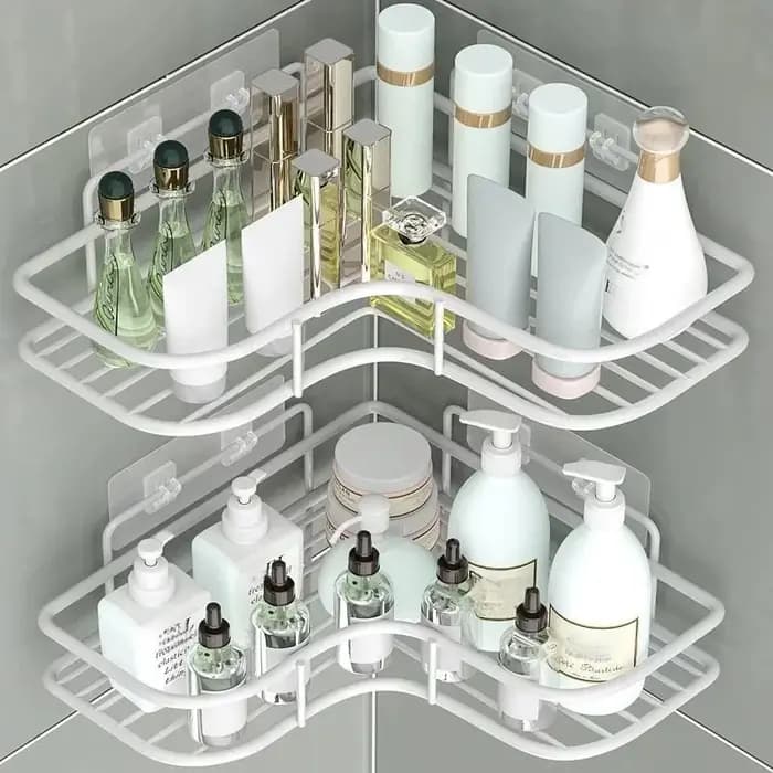 Étagères de rangement en acier inoxydable, étagère de douche d'angle, antirouille, étagère de rangement murale pour salle de bain, étagère d'angle murale