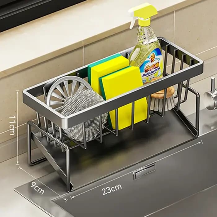 Support de rangement pour outils de nettoyage d'évier