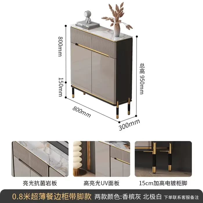 Armoire De rangement Design étanche, buffet De cuisine étroit, tiroirs d'entrée, Meuble De Rangement