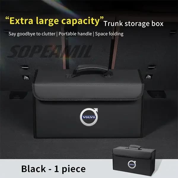 Boîte de rangement de coffre de voiture pliable, sac de rangement pour Volvo XC90 XC70 XC60 XC40 S90
