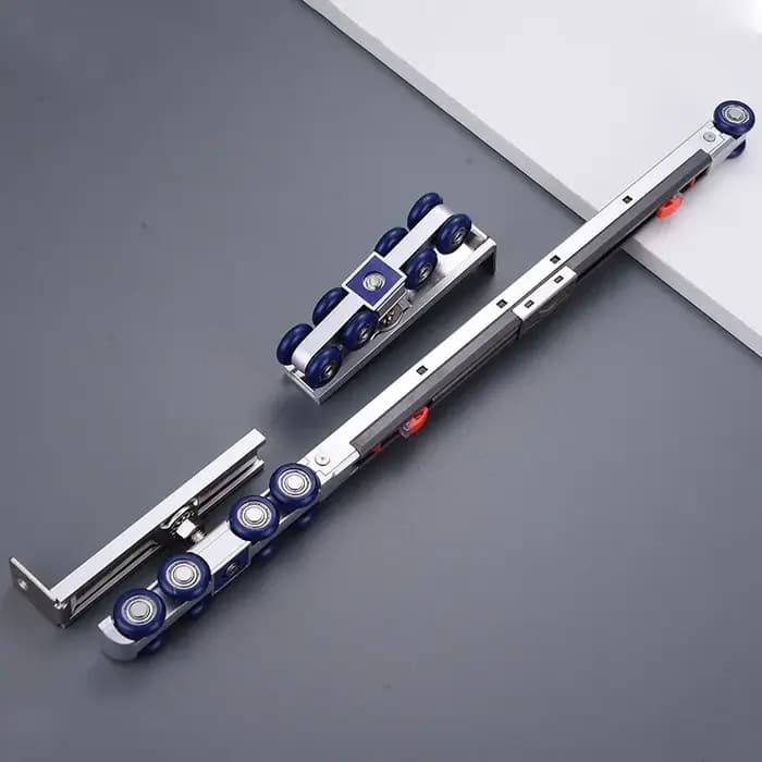 Porte coulissante amortisseur bidirectionnel Rail suspendu roue suspendue cuisine