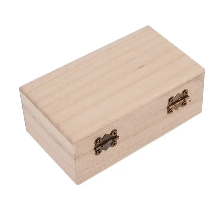 Boîte à bijoux en bois uni S M L