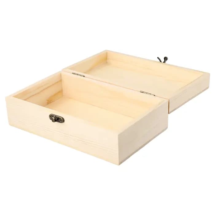 Boîte de rangement en bois