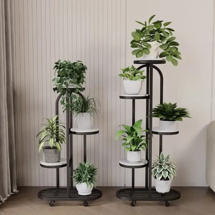 Support de fleurs d'angle pour rangement