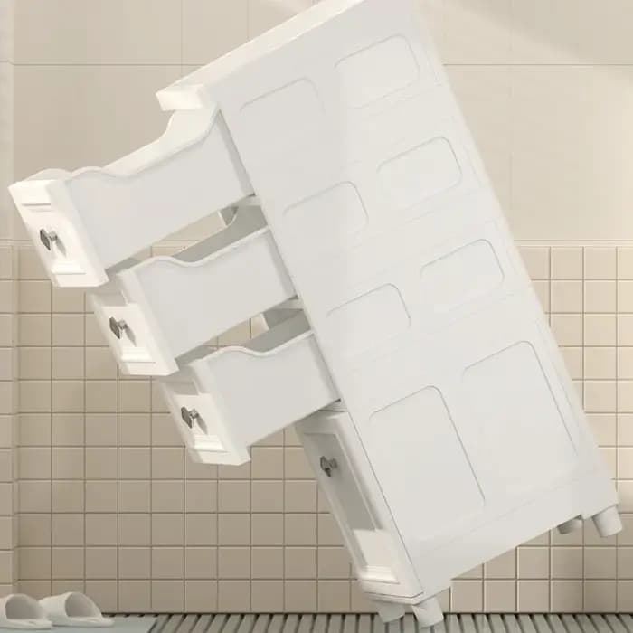 Armoire de rangement multifonctionnelle à fente étroite