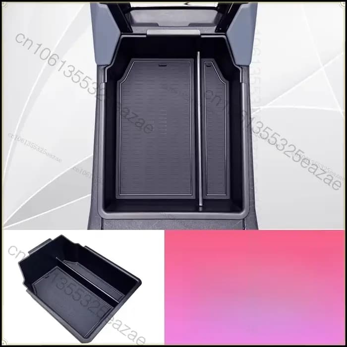 Boîte de rangement pour accoudoir central de voiture Audi Q6 e-tron 2024 2025