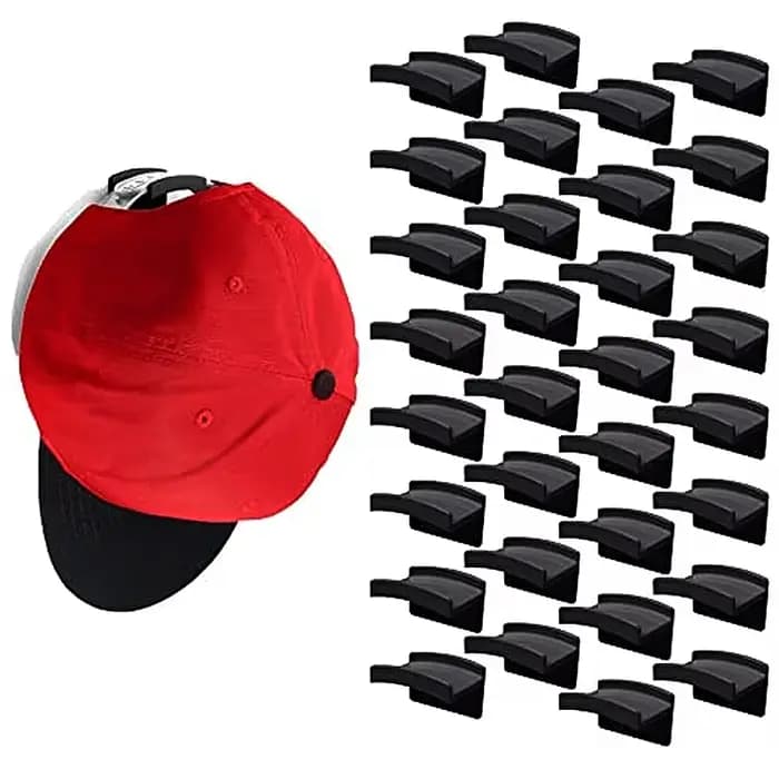 10 pièces porte-casquettes nouveau capuchon de Baseball crochet noir conception Simple support de chapeau
