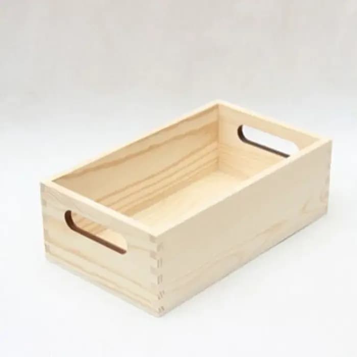 Boîte de rangement en bois massif, pour commode de table de cuisine, boîte de rangement en bois de p