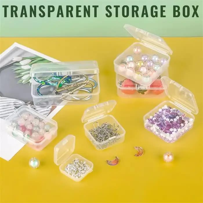 Boîte en plastique rectangulaire