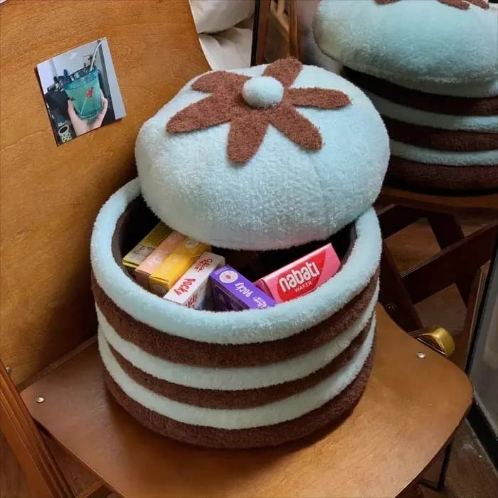 Tabouret de rangement de hambourg