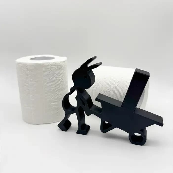 Porte-serviettes en papier mignon et simple en forme d'animal - Porte-rouleau