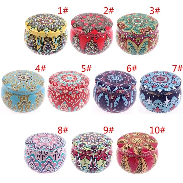 Boîte à Bonbons en Forme de Tambour