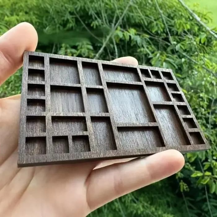 Étagère à bibelots Miniature marron créative