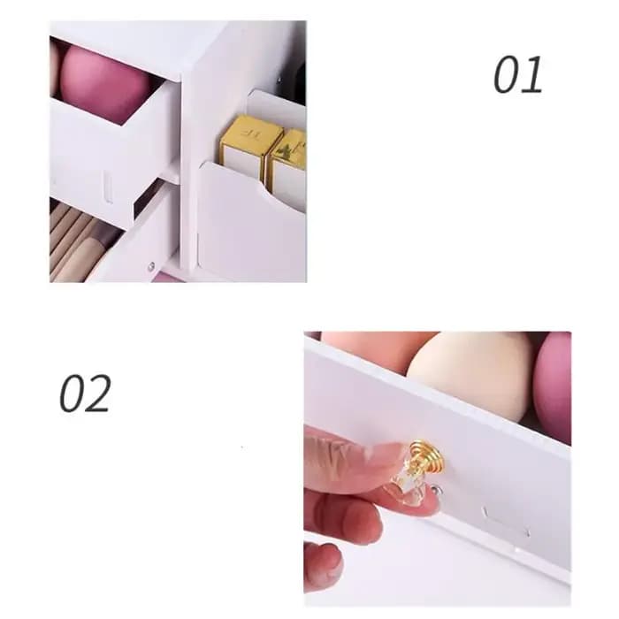 Organisateur de maquillage grande capacité