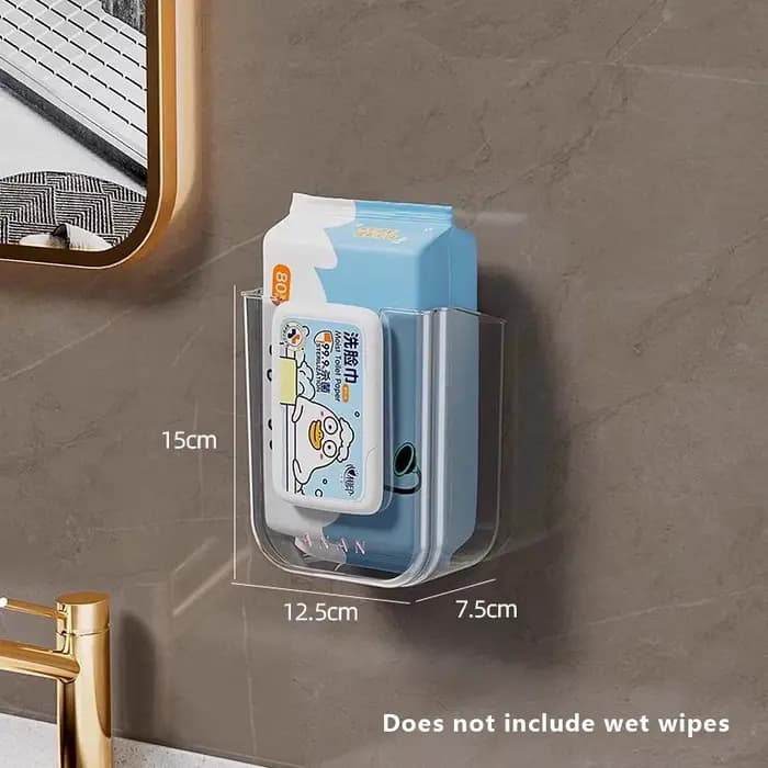 Boîte de rangement murale pratique pour lingettes humides