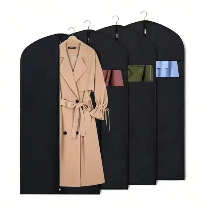 Lot de 5 housses anti-poussière pour vêtements