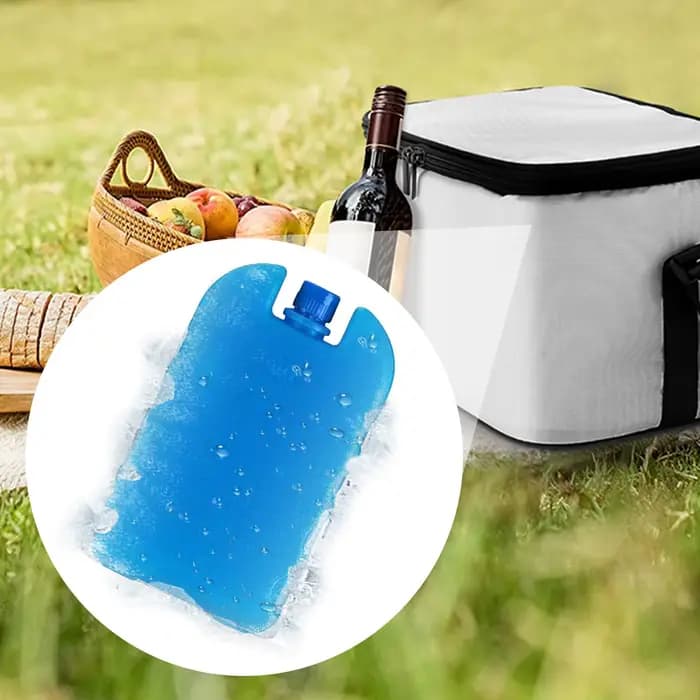 Bloc réfrigérant réutilisable en gel pour congélateur